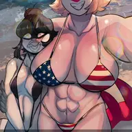 abs Bikini Color Fit Lunara Mia Parasaurolophus Raptor Swimwear // 1619x2603 // 718.2KB