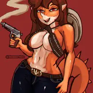 Aquilops Breasts Color cosplay gun Rosa // 3072x4096 // 1.3MB