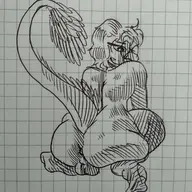 black_and_white Butt Monochrome Nude Raptor Sage sketch // 2492x2984 // 524.9KB
