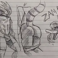 Amber Baryonyx black_and_white Butt Jack meme Monochrome Original_Character Pterodactyl sketch // 2876x1898 // 561.7KB