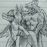 Amber black_and_white Green incest Monochrome Nude Original_Character Pterodactyl Sex sketch // 1915x1576 // 475.4KB