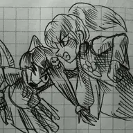black_and_white children Claire_(Naomi's_Daughter) Human Megan_(Mia's_Daughter) Monochrome Original_Character Parasaurolophus sketch // 1628x1198 // 258.8KB