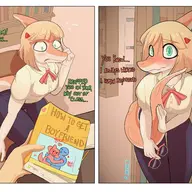Anon Blushing Color Human Naomi Parasaurolophus text // 4400x3390 // 7.6MB