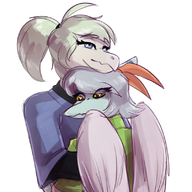 Amber Color Cynthia_(Stella's_Daughter) Hugging Original_Character Pterodactyl Stegosaurus // 804x1000 // 507.3KB