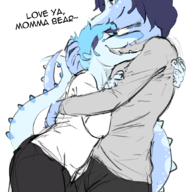 Baryonyx Color femNick Hugging nick Nova Original_Character text transparent // 1056x1500 // 539.3KB