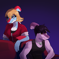 Color femKaiden Genderswap Kaiden maleMegan Megan_(Mia's_Daughter) Original_Character Parasaurolophus // 956x792 // 399.6KB