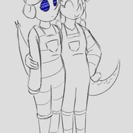 black_and_white children Hyacinth Lavender Monochrome Original_Character Robot sketch Triceratops // 585x920 // 160.1KB