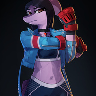 4chan Color cosplay Megan_(Mia's_Daughter) Original_Character Parasaurolophus Street_Fighter // 1052x1596 // 833.1KB