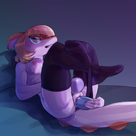 Breasts Color glasses Masturbation Naomi Parasaurolophus Pussy // 1353x1386 // 945.3KB