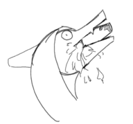 black_and_white Fang Monochrome // 653x610 // 95.1KB