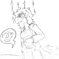 glasses Izzy Jew Monochrome Original_Character Rhinorex sketch // 1169x1121 // 386.0KB