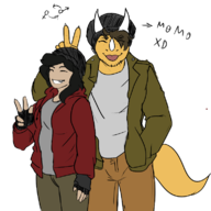 Color femNewa Genderswap Hold_Onto_Mi Human maleMimi Mimi Newa_Count Original_Character text transparent Triceratops // 790x765 // 132.3KB