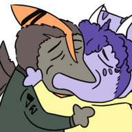 Color kissing meme Naser Pterodactyl Triceratops trish // 1555x1175 // 80.1KB