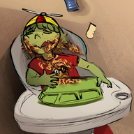 Baryonyx children Color Food meme Original_Character Trent_D_Nito // 379x442 // 197.8KB