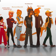 Background_Character BasilSpice Chasmosaurus Chris Color Francesca glasses goodbye_volcano_high Hypacrosaurus Parasaurolophus Raptor // 2366x1557 // 2.5MB