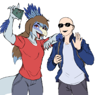 Background_Character Color Human I_Wani_Hug_That_Gator Inco Jenine Raptor Sunglasses transparent // 921x819 // 336.2KB