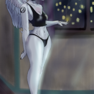 Color Doomer_Fang Ending_2 Fang panties Pterodactyl Smoking underwear // 1801x2587 // 5.5MB