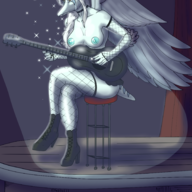 Alternate_Outfit Breasts Color Doomer_Fang Ending_2 Fang Musical_Instrument Pterodactyl // 1801x2587 // 3.1MB