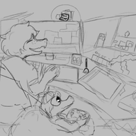 Baryonyx black_and_white children Minecraft Monochrome Olivia Original_Character sketch Trent_D_Nito Video_Game // 785x575 // 225.0KB