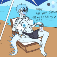 Alcohol Anon Baryonyx Breasts Color femNick Human nick Piercing Swimwear text // 942x666 // 248.5KB