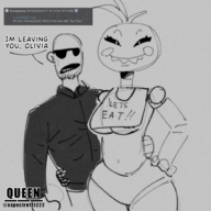 4chan black_and_white crossover Ending_2 Five_Nights_at_Freddy's Human I_Wani_Hug_That_Gator Inco Monochrome panties sketch Sunglasses text // 1000x1000 // 2.5MB