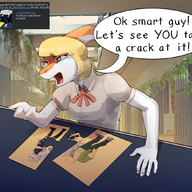 4chan Anon Color Fang glasses Naomi Parasaurolophus text // 1280x1041 // 1.1MB
