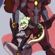 Color cosplay crossover Marvel Robot Stegosaurus Stella Video_Game // 888x1262 // 739.0KB