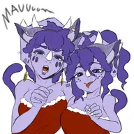 Alternate_Outfit Christmas Color Holiday Original_Character Sera_(Trish's_Daughter) Triceratops trish // 1580x1580 // 217.4KB