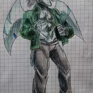 Color Fit Green Original_Character Pterodactyl sketch text // 2044x3383 // 730.8KB