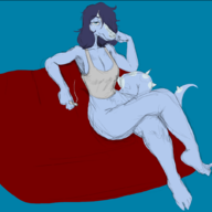 Baryonyx Breasts Color Milf Nova Original_Character pantsless Smoking // 1075x1016 // 395.5KB