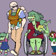 Baryonyx children Color Ending_4 Human I_Wani_Hug_That_Gator Inco Olivia Original_Character Trent_D_Nito // 2926x2472 // 1.5MB