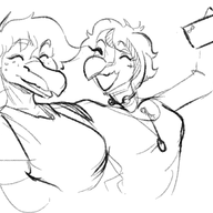 Baryonyx Monochrome nick Nova Original_Character sketch // 790x608 // 111.0KB