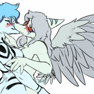 Baryonyx Blushing Breasts Color Fang femNick kissing lesbian nick Nude Piercing Pterodactyl transparent // 1136x797 // 401.8KB