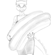Food Front-Facing Monochrome sketch Tracy // 537x825 // 156.0KB