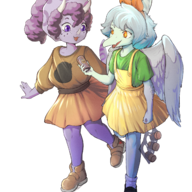 Amber children Color drink Original_Character Pterodactyl Sera_(Trish's_Daughter) transparent Triceratops // 1614x2024 // 2.4MB