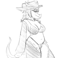 Alternate_Outfit Aquilops Bikini Breasts goodbye_volcano_high Monochrome reeve sketch Swimwear // 979x1063 // 194.3KB