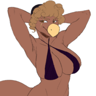 Abi_Goldstein Bikini Breasts Color Jew Original_Character Rhinorex Swimwear // 645x698 // 151.3KB