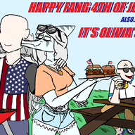 Anon Baryonyx Blushing Color Ending_4 Fang Food Holiday Human Inco lucy Olivia Pterodactyl text // 2010x1009 // 453.5KB