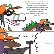 Amargasaurus Color Lunara Maggie Original_Character Raptor Taco_Shell text // 1416x1172 // 209.5KB