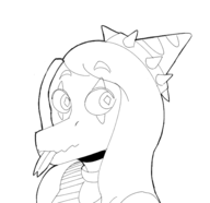 black_and_white Fang Monochrome // 595x575 // 56.5KB