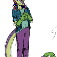 Color Compsognathus Genderswap maleSchizo-Chan Original_Character schizo-chan // 720x1200 // 352.3KB
