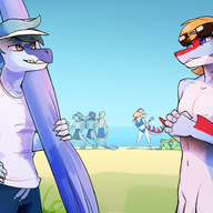 Baryonyx Bikini Color edit Human I_Wani_Hug_That_Gator Inco Jack Kaiden leo Liopleurodon Mia nick Nude Olivia Original_Character Parasaurolophus Penis Swimwear // 1216x934 // 1.2MB
