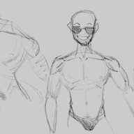 abs black_and_white Fit Human Inco Monochrome Naser Pterodactyl Raptor reed sketch underwear // 938x453 // 186.3KB