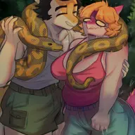 Animal Breasts Cassandra Color Dilf Milf Original_Character Parasaurolophus text Tony_(Naomi's_dad) // 2432x2996 // 1.0MB