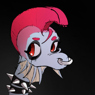 Alternate_Hairstyle Alternate_Outfit Color goth Hybrid Original_Character Petunia Piercing // 612x531 // 167.5KB