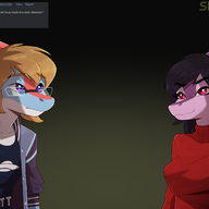 4chan Color glasses Kaiden Megan_(Mia's_Daughter) Original_Character Parasaurolophus // 3683x2072 // 1.3MB
