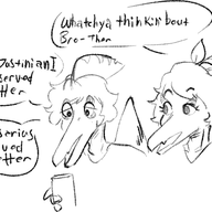 Amber Green Monochrome Original_Character Pterodactyl sketch text // 757x584 // 97.3KB
