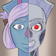 Color Front-Facing Hyacinth Original_Character Robot Triceratops // 1186x1667 // 1.0MB