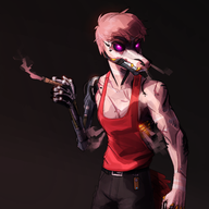 Color cosplay crossover Cyberpunk_2077 Raptor reed // 1443x1653 // 1.2MB