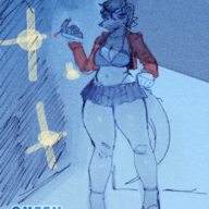 4chan Alternate_Outfit Bra Breasts Milf Nova Original_Character sketch Smoking // 834x1112 // 2.1MB